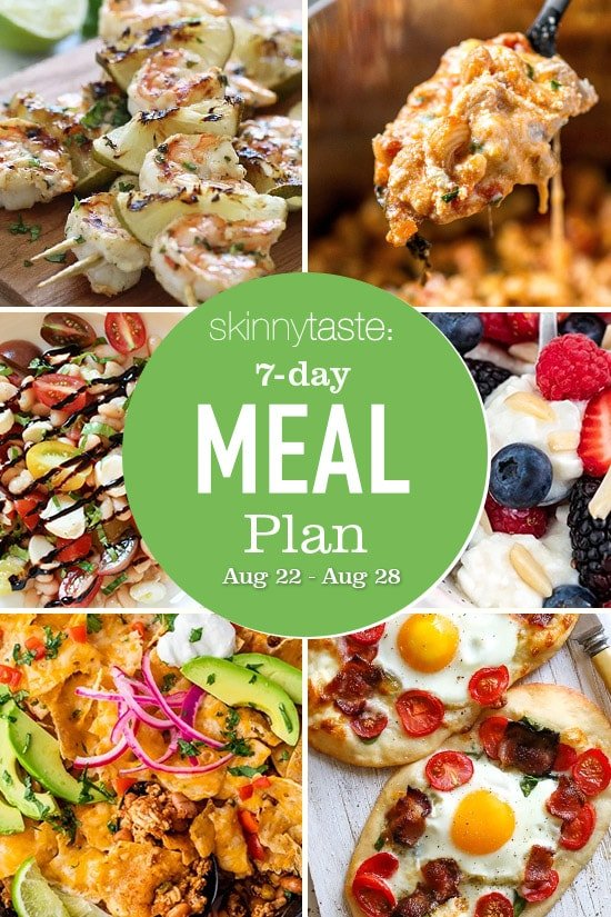 7 Day Wholesome Meal Plan (Aug 22-28)
