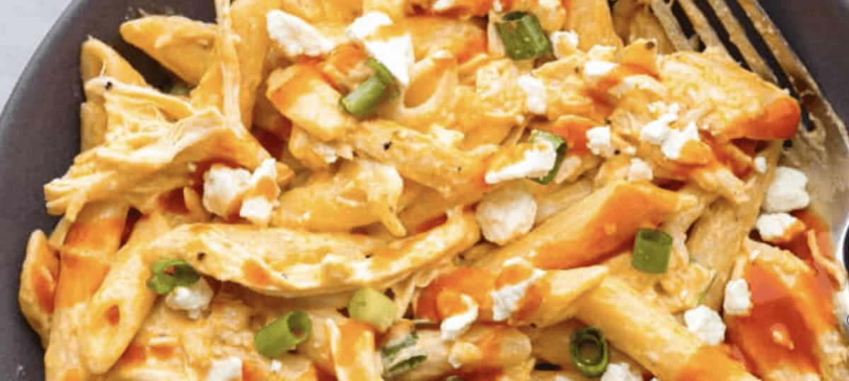 Creamy Creamy Buffalo Hen Pasta Recipe