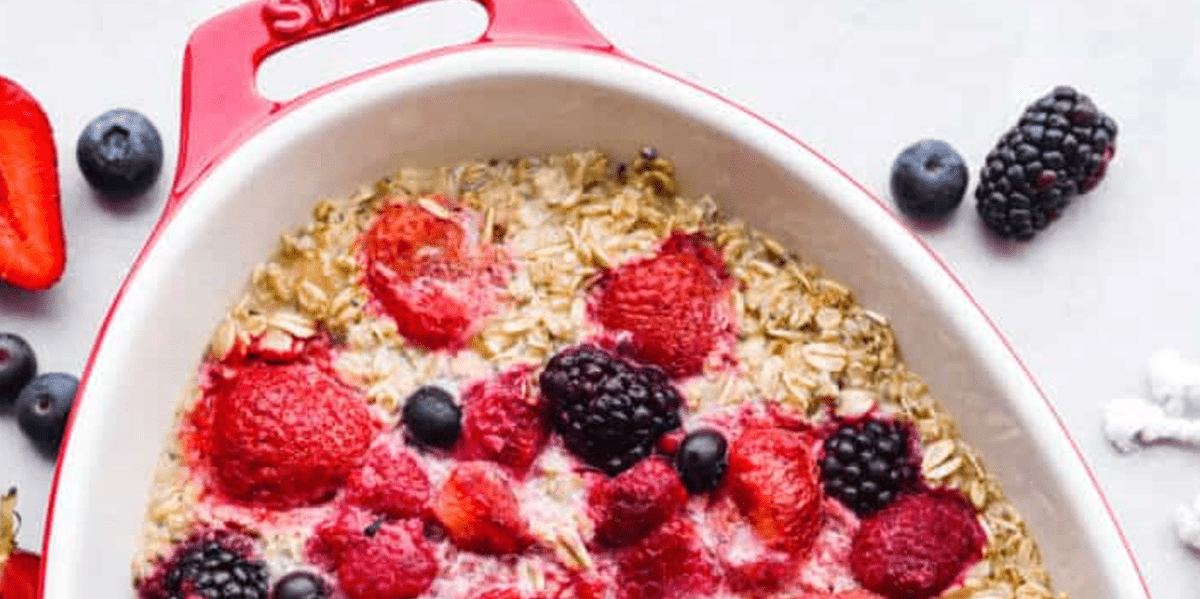TikTok Baked Berry Oatmeal Recipe TikTok Baked Berry Oatmeal Recipe