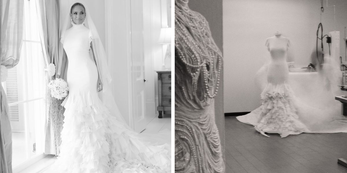 See Images of Jennifer Lopez’s Ralph Lauren Marriage ceremony Gown Making