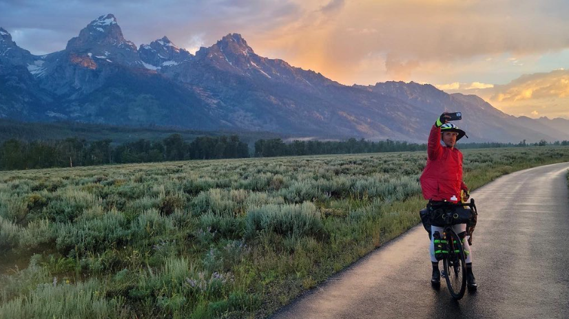 Man bikes throughout the nation to lift consciousness for psychological well being