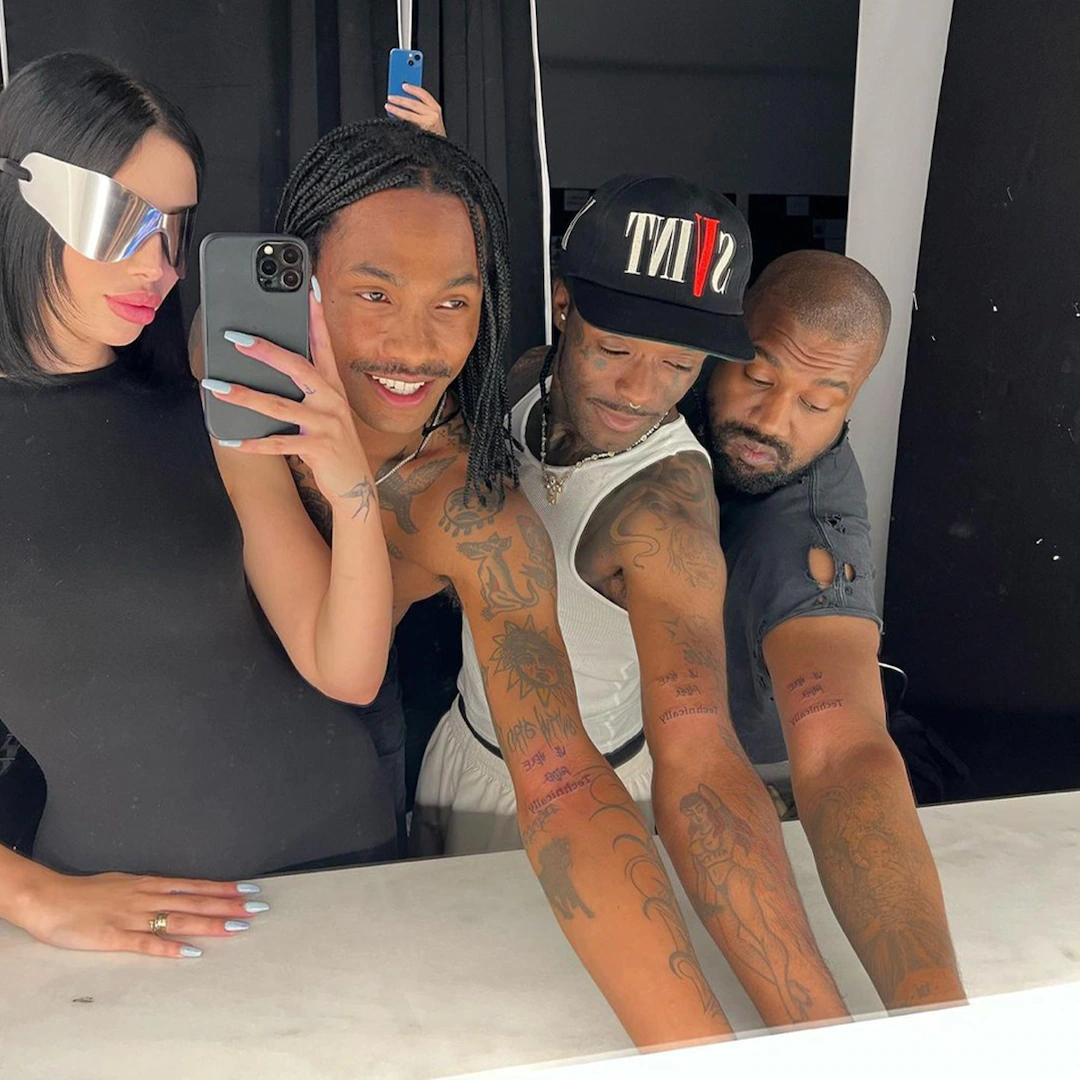 Kanye West Debuts New Matching Tattoo With Lil Uzi Vert and Steve Lacy Kanye West Debuts New Matching Tattoo With Lil Uzi Vert and Steve Lacy