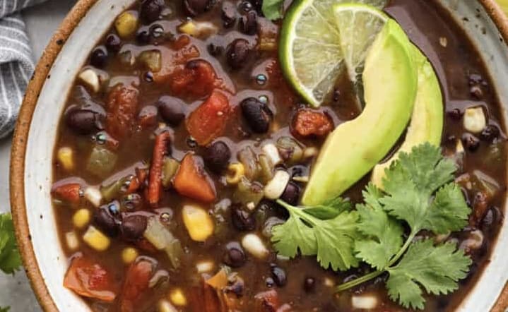 20-Minute Black Bean Soup Recipe