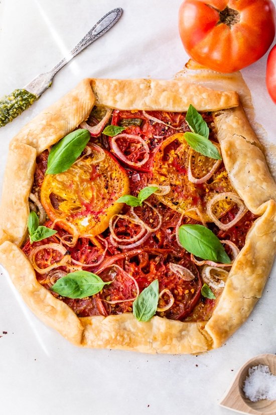 Heirloom Tomato Galette – Skinnytaste