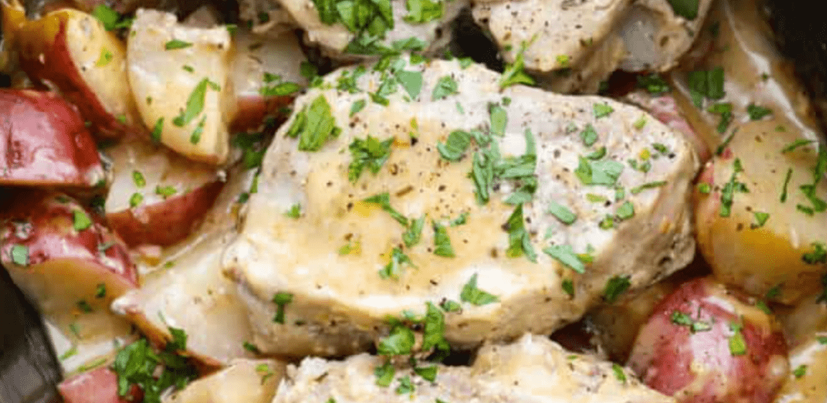 Sluggish Cooker Creamy Ranch Pork Chops Recipe