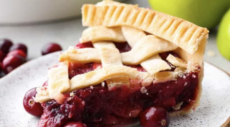Home made Cranberry Apple Pie Recipe