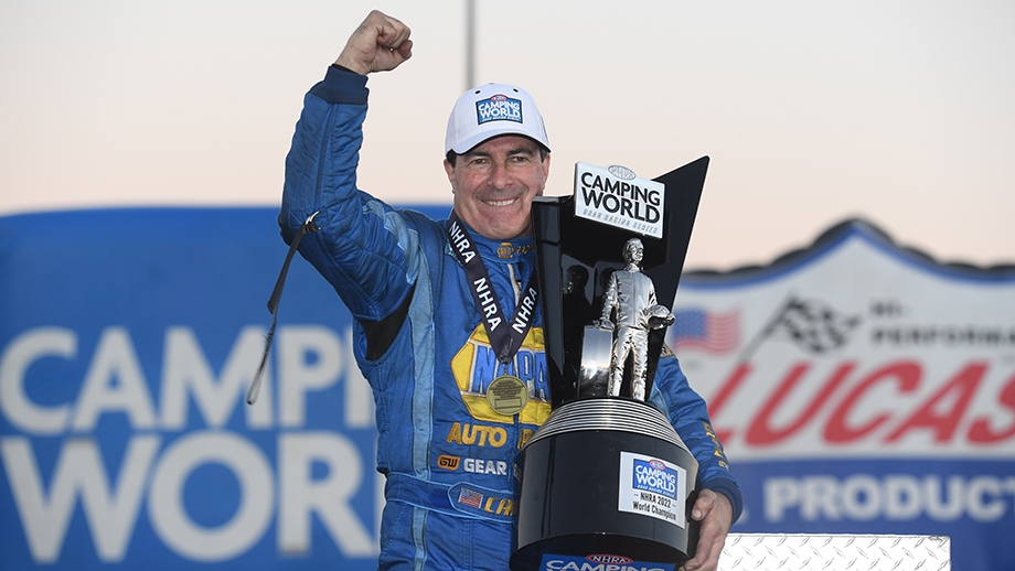 Ron Capps wins third NHRA Humorous Automotive world championship in dramatic vogue
