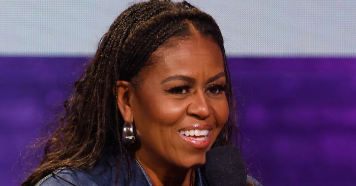 Michelle Obama Wore Dishevelled Cargo Denims