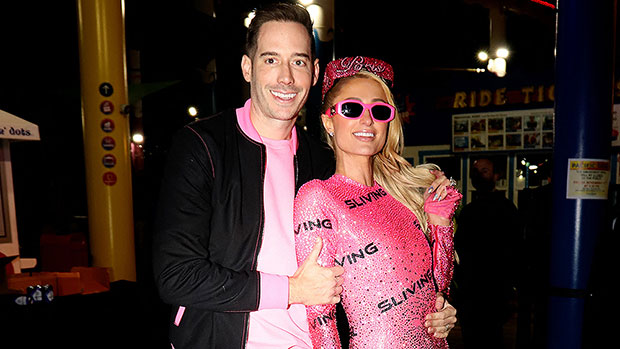 Paris Hilton Rocks Pink Catsuit At Social gathering & Celebrates Anniversary – Hollywood Life