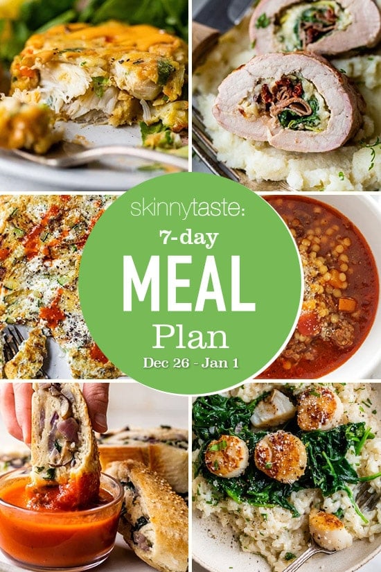 7 Day Wholesome Meal Plan (Dec 26-Jan 1) 7 Day Wholesome Meal Plan (Dec 26-Jan 1)