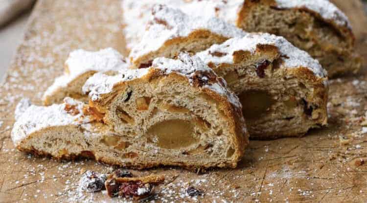 Stollen Bread (German Christmas Bread)