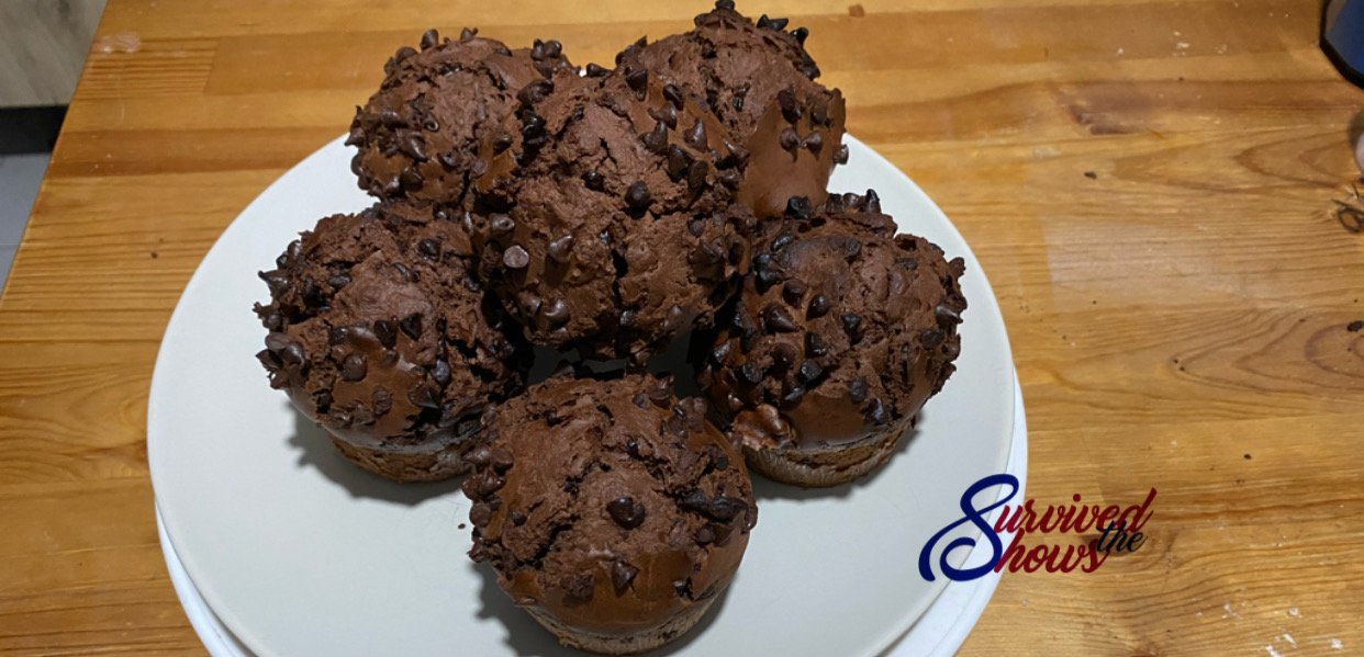 TV sequence recipes: Dr. Stevens’ Double-chocolate muffins from Gray’s Anatomy.