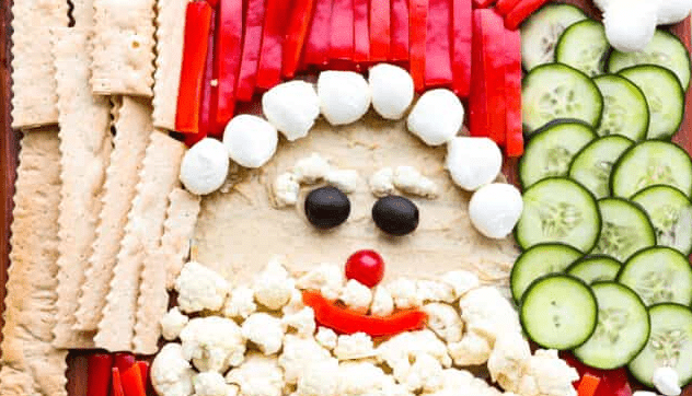Santa Veggie Tray | The Recipe Critic