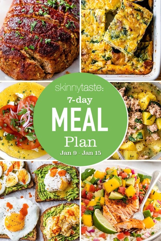 7 Day Wholesome Meal Plan (Jan 9-15) 7 Day Wholesome Meal Plan (Jan 9-15)