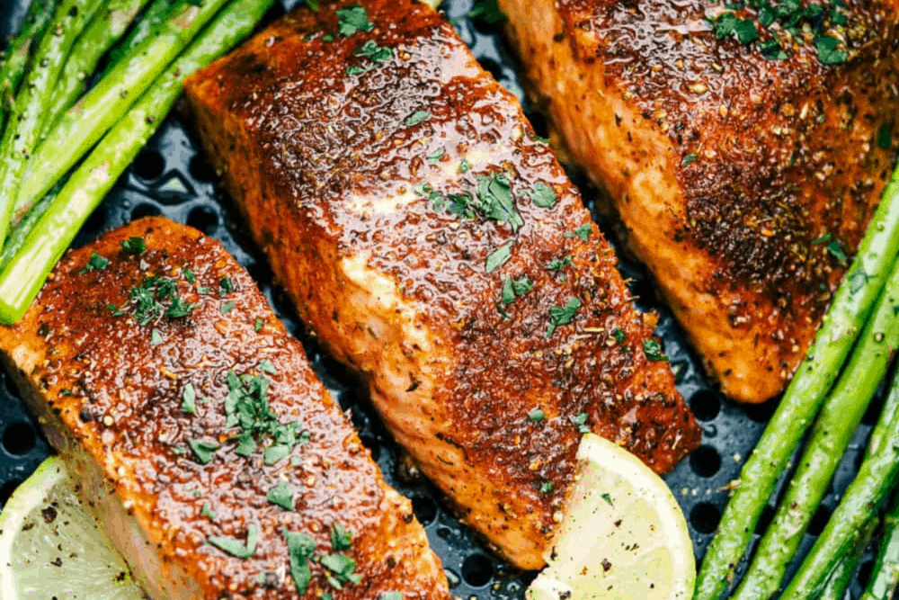 Air Fryer Salmon (In 10 Minutes!) Air Fryer Salmon (In 10 Minutes!)
