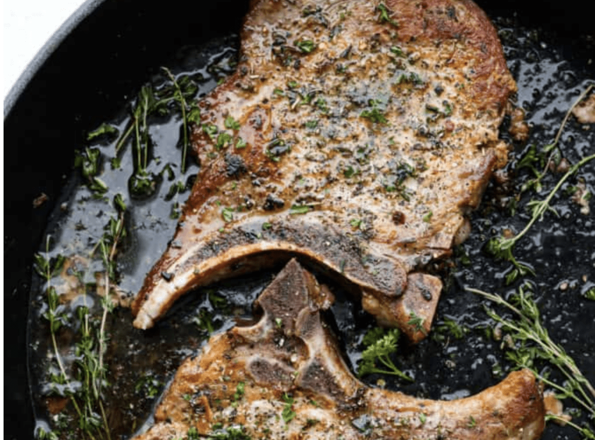 Forged Iron Skillet Pork Chops Forged Iron Skillet Pork Chops