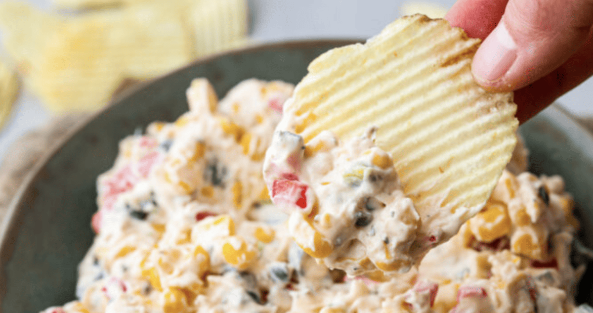 Loaded Creamy Ranch Dip (Poolside Dip)