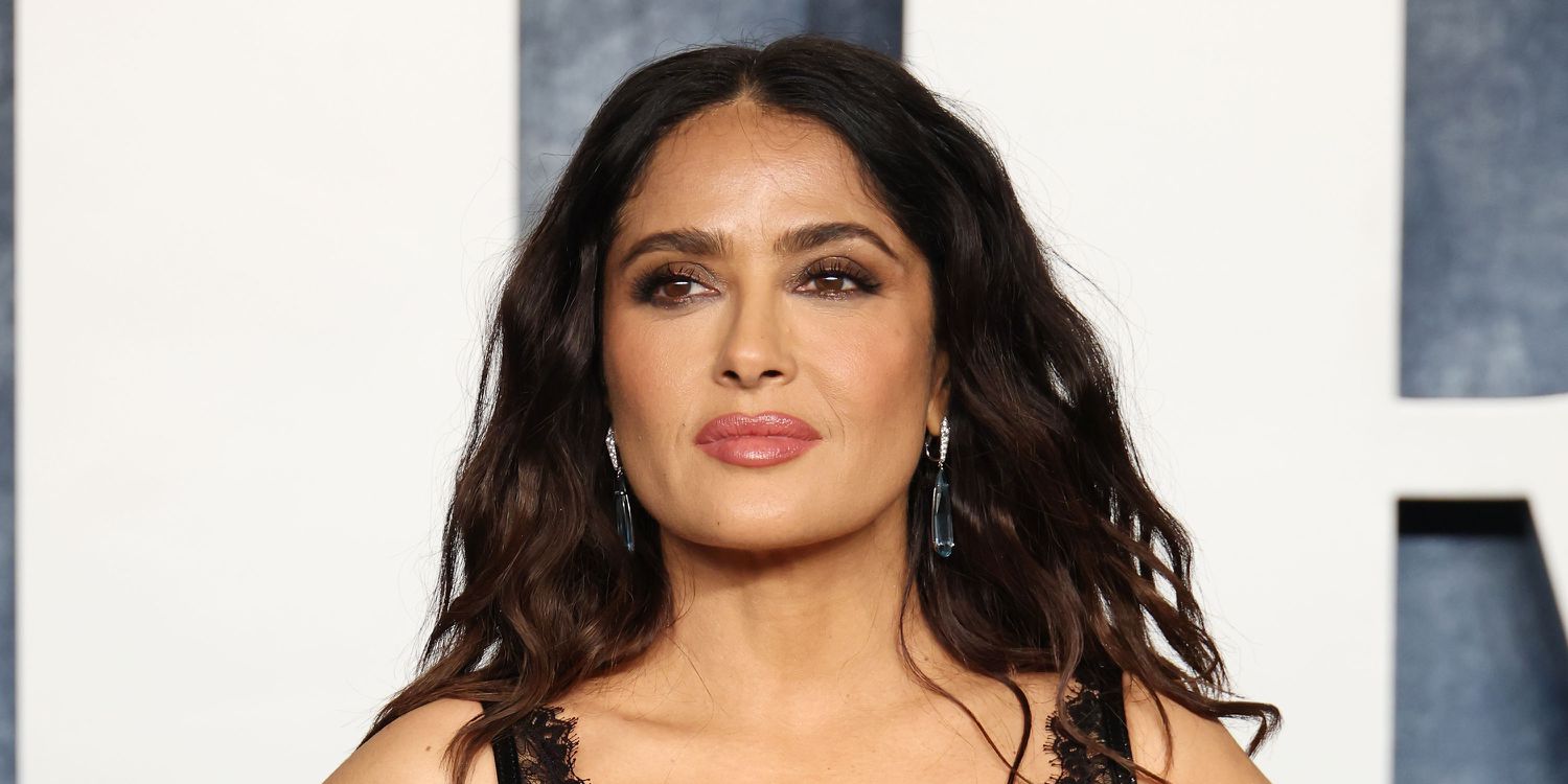 Salma Hayek’s Nostalgic Throwback Pic Reminded Us of Plunging V-Necks
