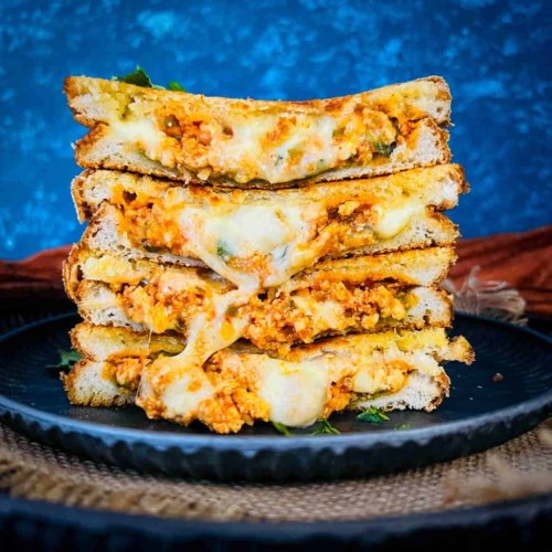 This distinctive grilled cheese sandwich is something however abnormal! This distinctive grilled cheese sandwich is something however abnormal!