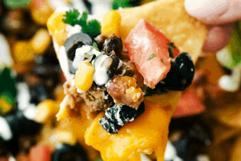 Oven Baked Sheet Pan Nachos Oven Baked Sheet Pan Nachos