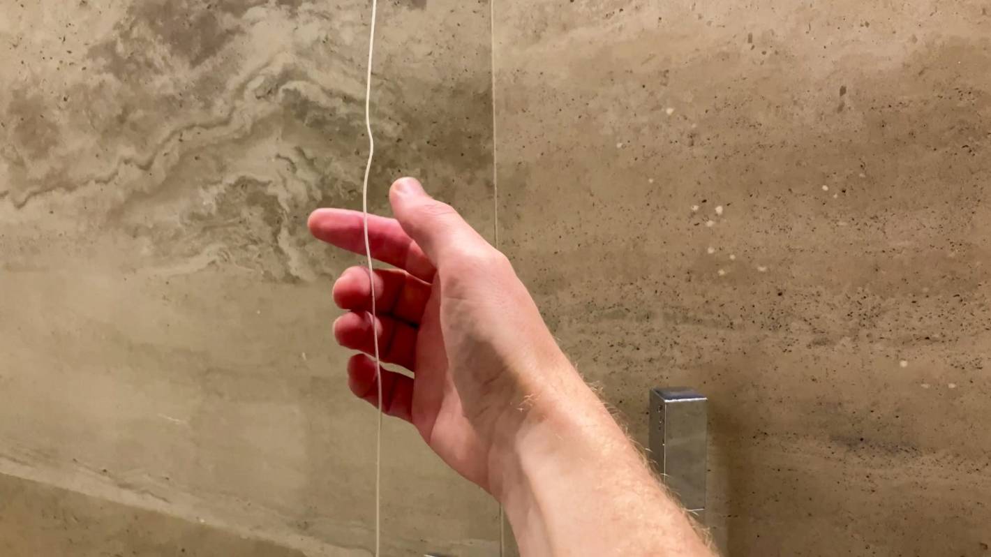I pulled the bizarre string in my resort room bathe and that is what occurred