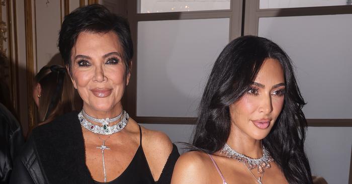 Kim Kardashian and Kris Jenner Each Wore This Development in Paris