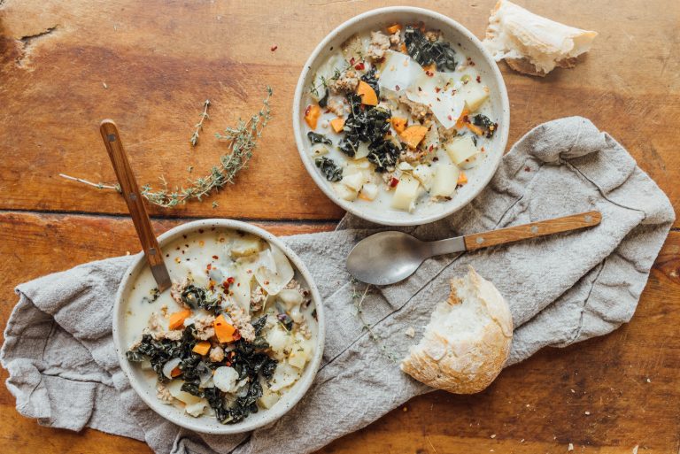 A Lightened-Up Zuppa Toscana Soup for Cozy Fall Nights