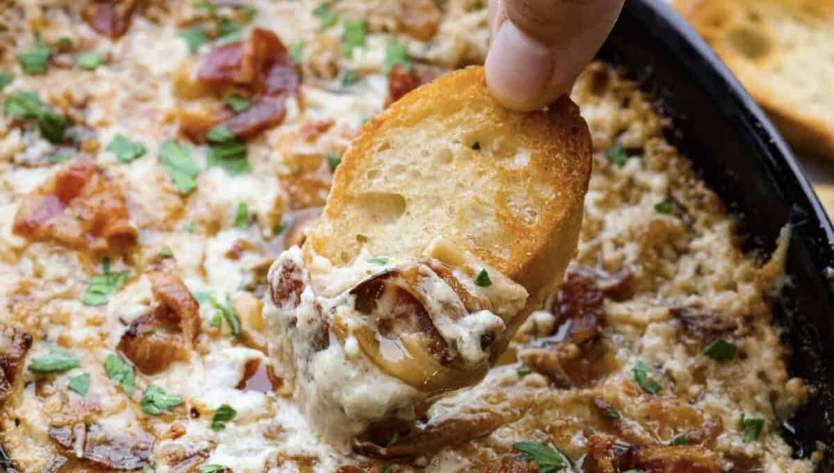 Onion and Bacon Dip (Tacky and Scrumptious!)
