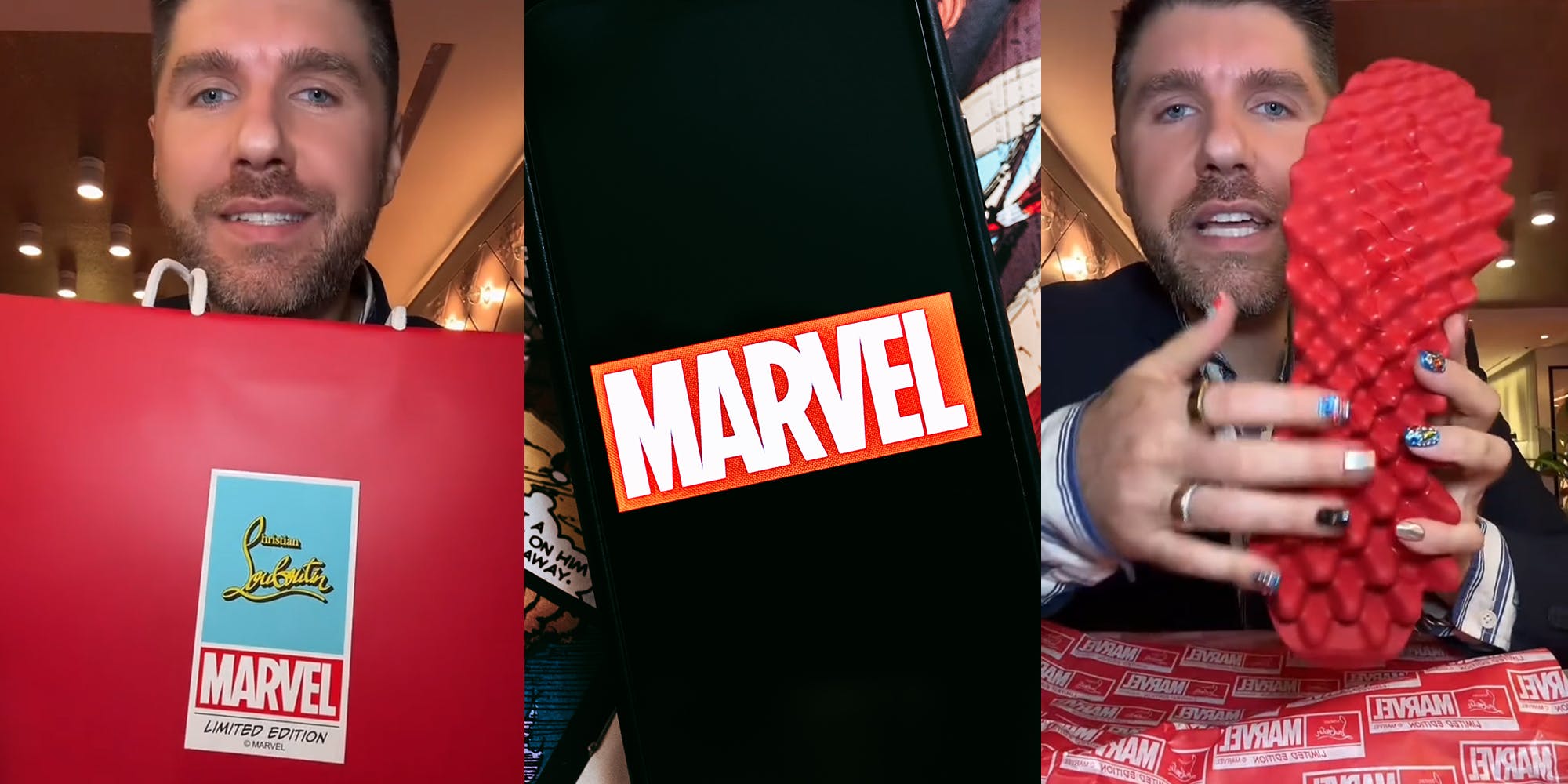 TikTok Not Having Christian Louboutin Marvel Assortment