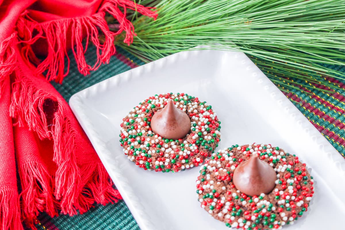 Chocolate Blossom Cookies: Festive Christmas Recipe