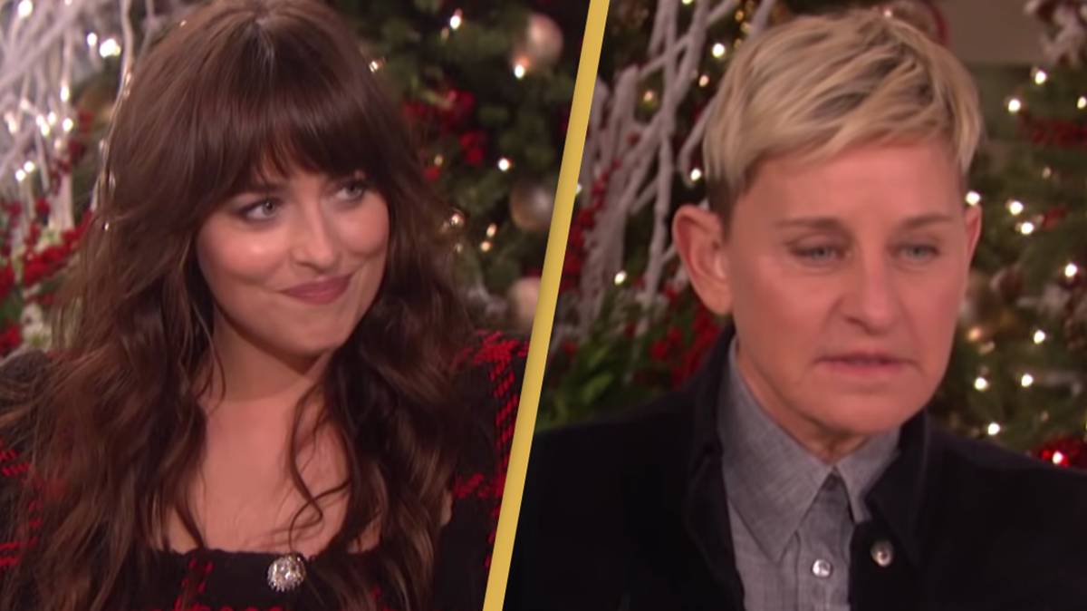 Dakota Johnson created most awkward second in Ellen Present historical past as she referred to as out host reside on air