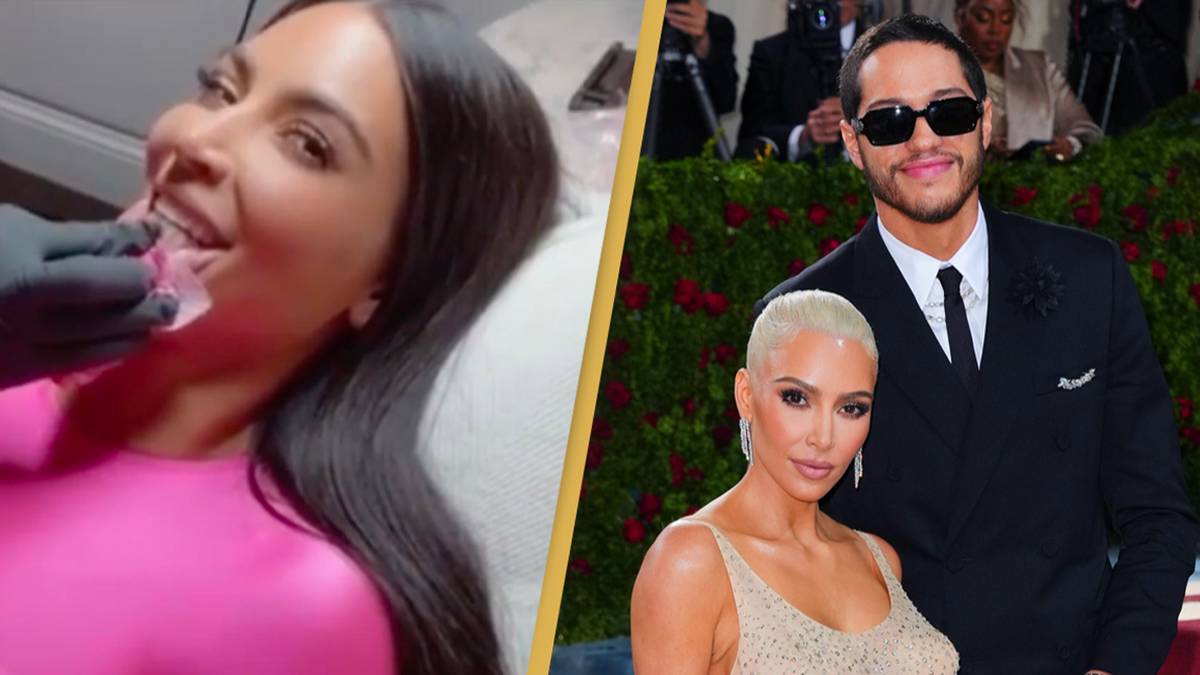 Kim Kardashian reveals she’s received matching secret tattoos with Pete Davidson