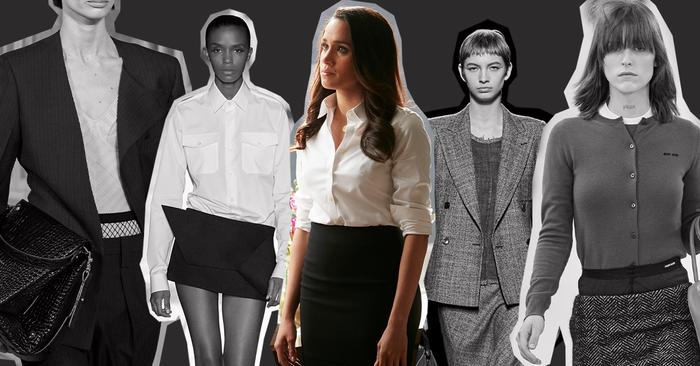 Earlier than Businesscore, There Was Rachel Zane in Fits