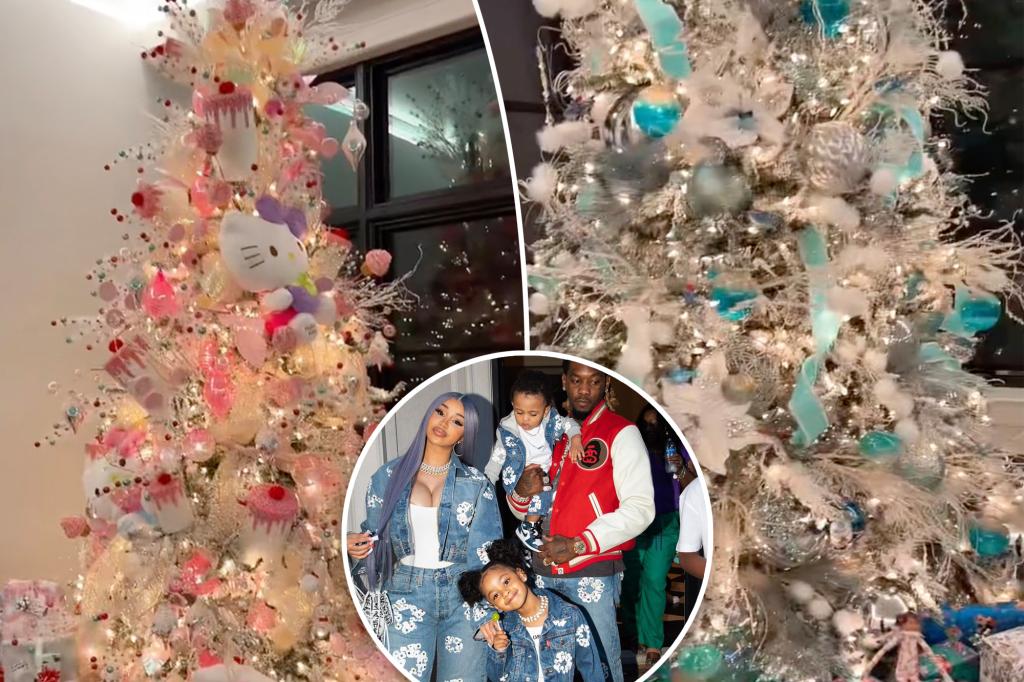 Cardi B’s children every have their very own Christmas tree after Offset breakup Cardi B’s children every have their very own Christmas tree after Offset breakup