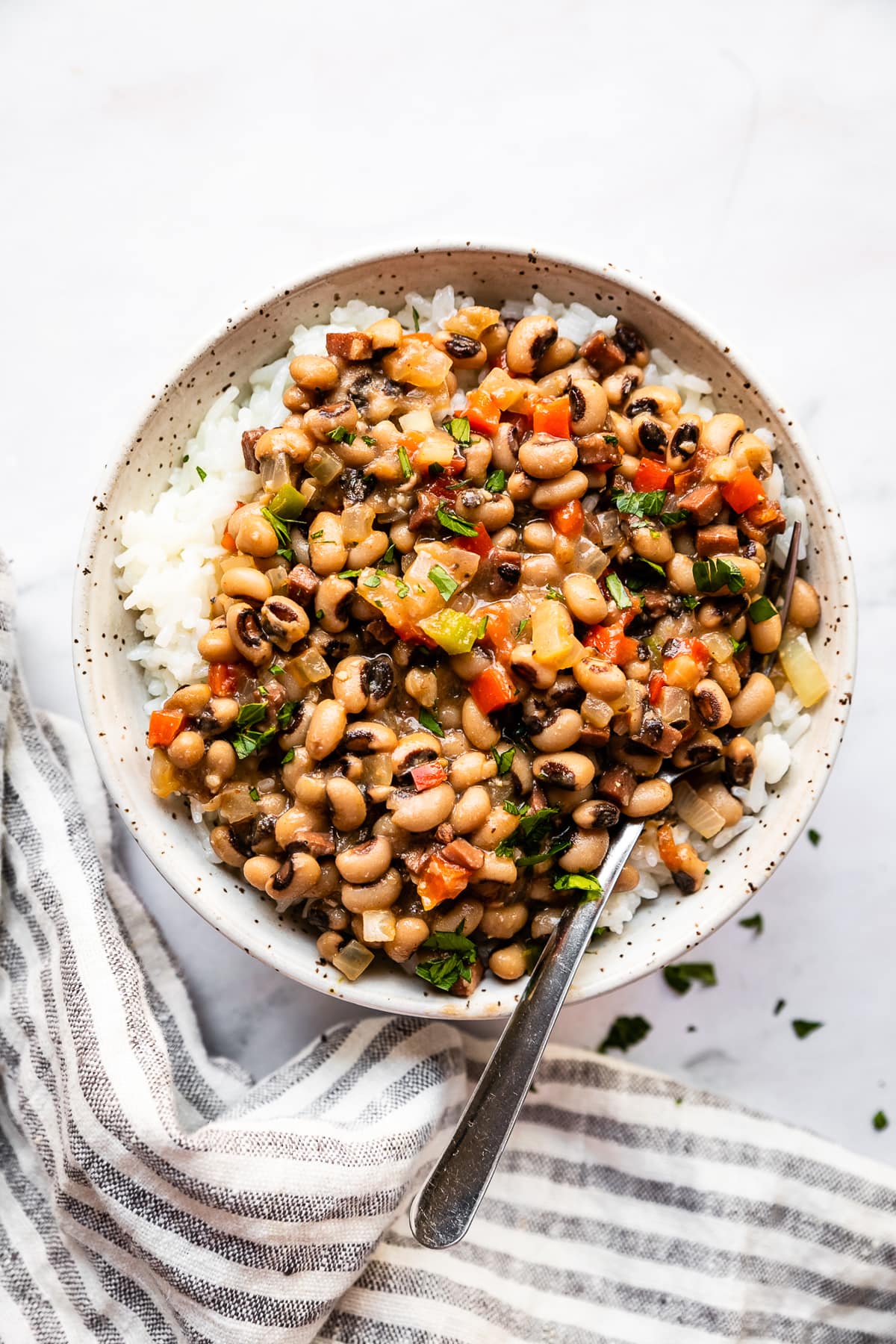 Sluggish Cooker Black Eyed Peas with Ham