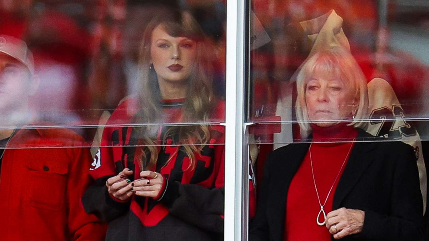Taylor Swift Wore a Classic Chiefs Sweatshirt With a Leather-based Miniskirt at Travis Kelce’s Newest Sport
