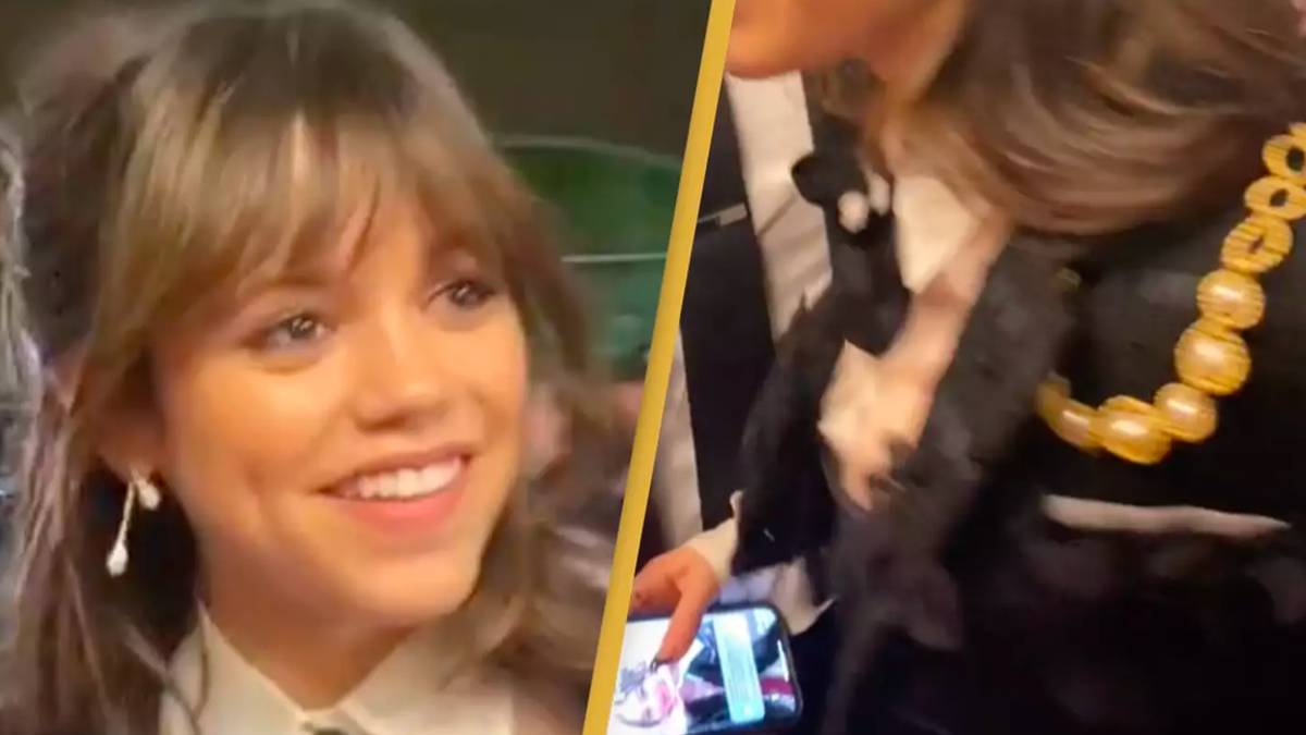 Followers shocked after recognizing who Jenna Ortega has as her lockscreen picture on the Met Gala