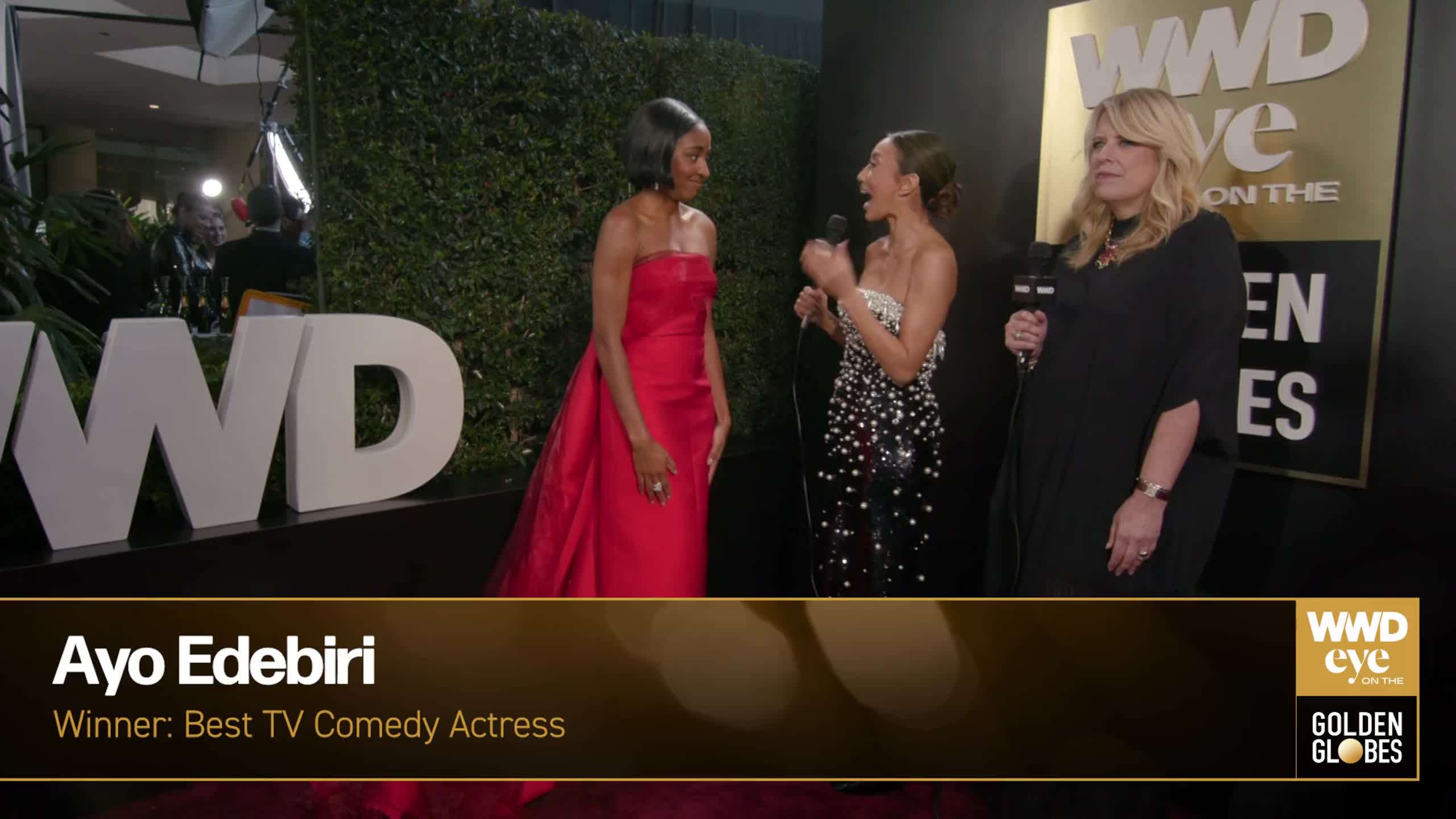 WWD Eye On The Golden Globes With Ayo Edebiri