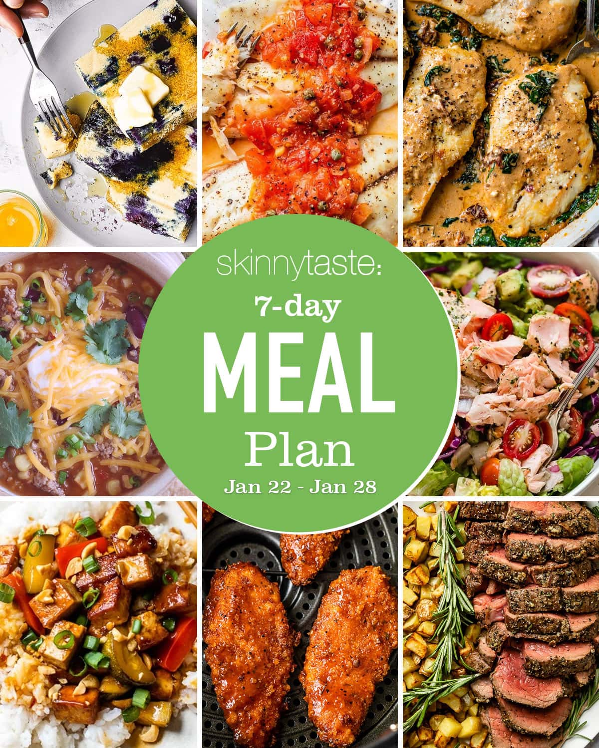 Free 7 Day Wholesome Meal Plan (Jan 22-28) Free 7 Day Wholesome Meal Plan (Jan 22-28)