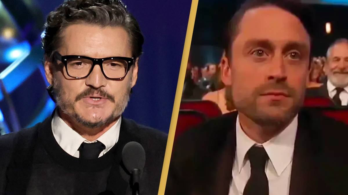 What did Pedro Pascal say to Kieran Culkin in censored Emmy’s speech?