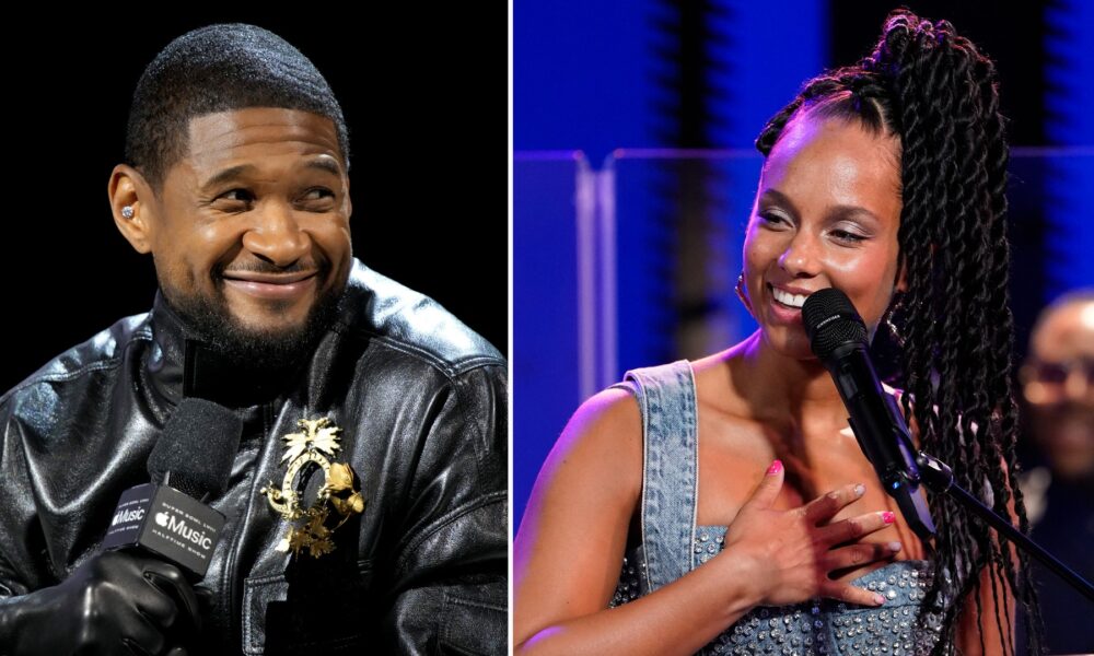 Usher Could Be Joined By Alicia Keys At Tremendous Bowl Halftime Present