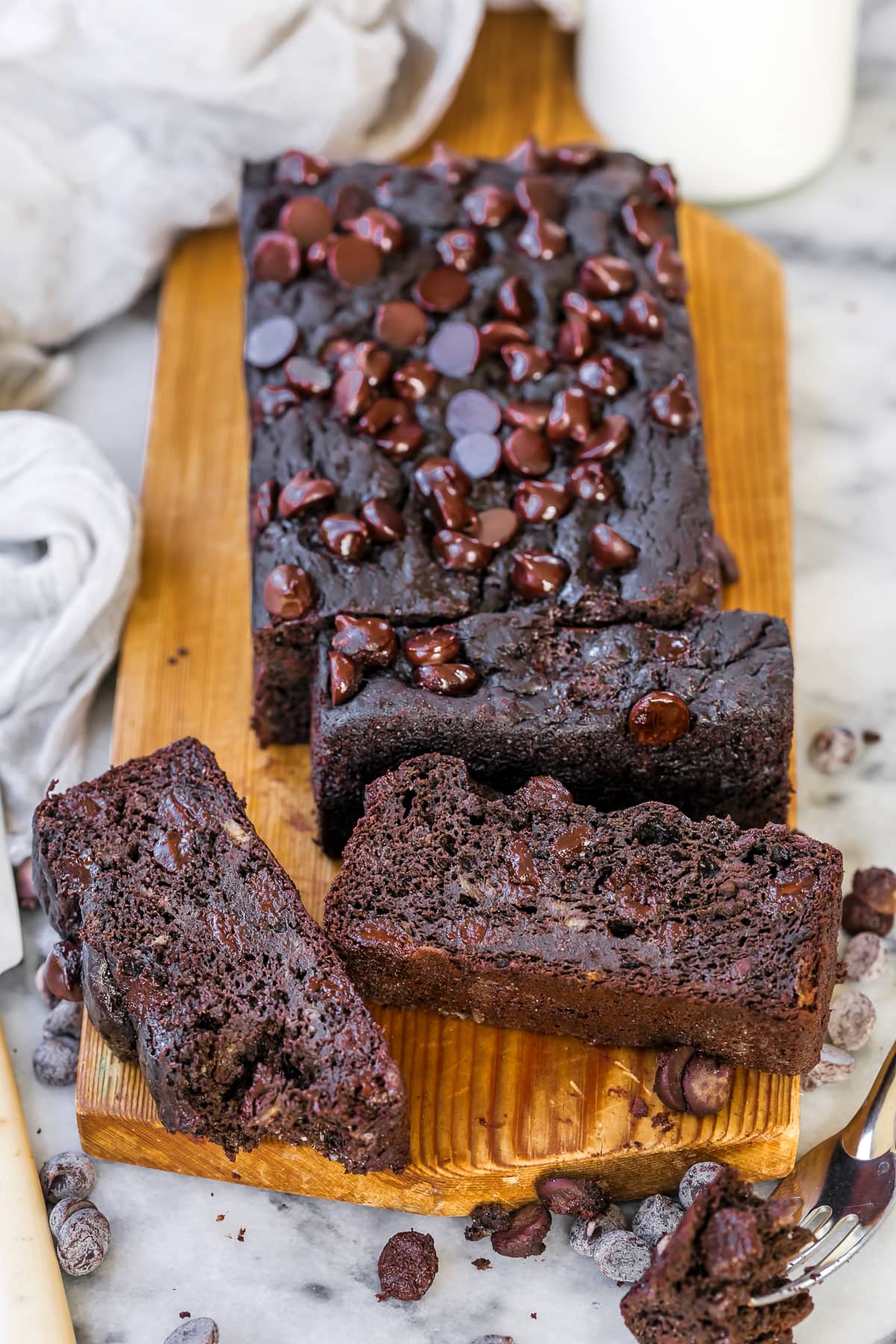 Chocolate Oat Flour Banana Bread Chocolate Oat Flour Banana Bread