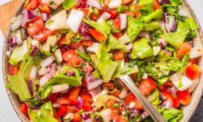 Simple Vegan Chopped Salad