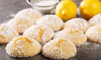 Refreshing Cracked Lemon Cookies Recipe Melts In Your Mouth | Cookies