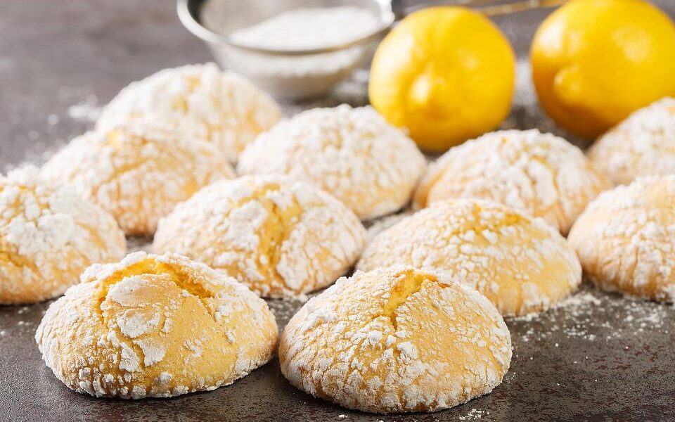 Refreshing Cracked Lemon Cookies Recipe Melts In Your Mouth | Cookies