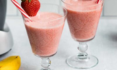 Strawberry Banana Smoothie with out Milk