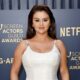 Selena Gomez Wore a White Versace Robe to the 2024 SAG Awards