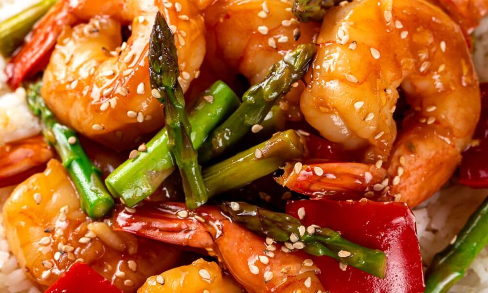 Shrimp Stir Fry Recipe l Skinnytaste