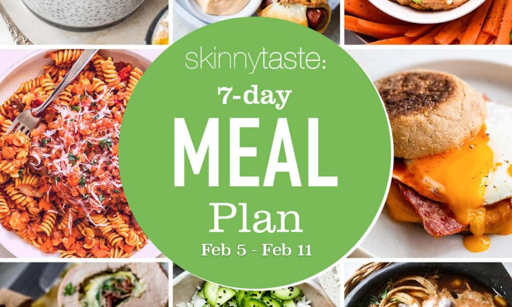 Free 7 Day Wholesome Meal Plan (Feb 5-11)