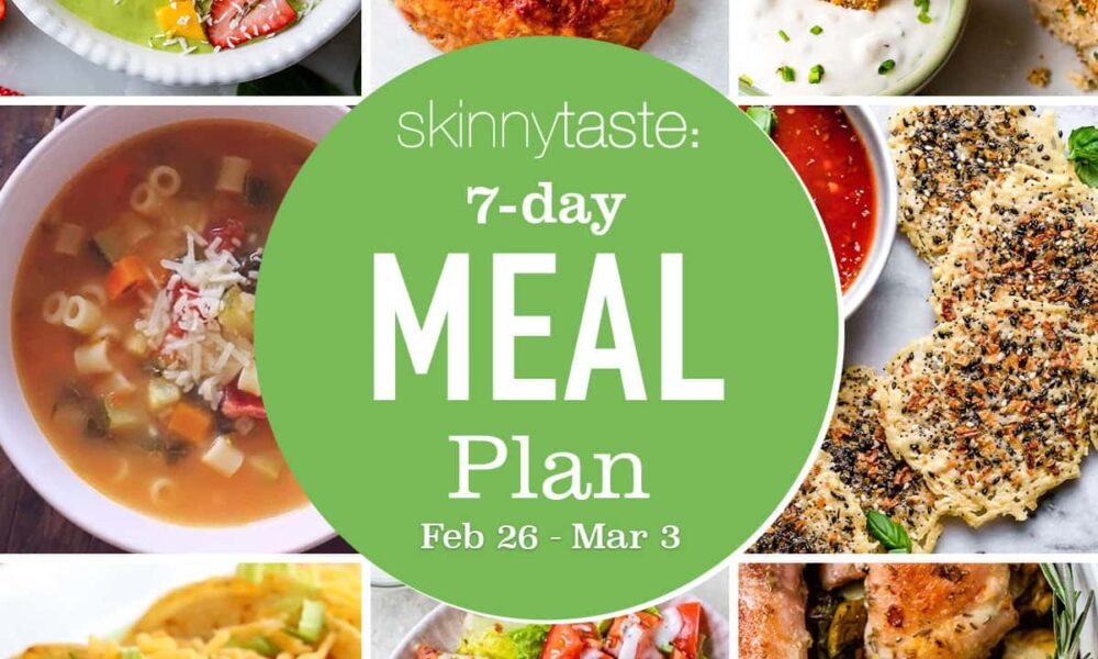 Free 7 Day Wholesome Meal Plan (Feb 26-March 3)